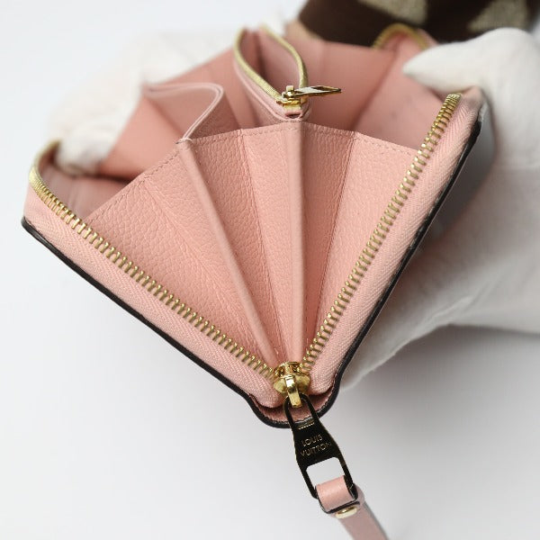 ルイヴィトン LOUIS VUITTON 長財布
 ジッピー・ウォレット アンプラント ラウンドファスナー モノグラムアンプラント M64090 ローズプードル LV
 【SS】
 【中古】