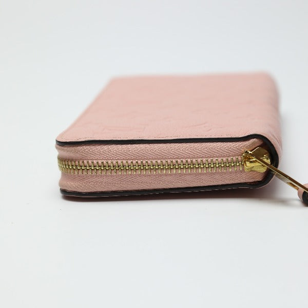 ルイヴィトン LOUIS VUITTON 長財布
 ジッピー・ウォレット アンプラント ラウンドファスナー モノグラムアンプラント M64090 ローズプードル LV
 【SS】
 【中古】