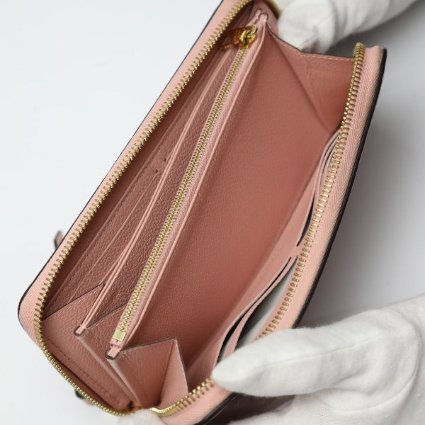 ルイヴィトン LOUIS VUITTON 長財布
 ジッピー・ウォレット アンプラント ラウンドファスナー モノグラムアンプラント M64090 ローズプードル LV
 【SS】
 【中古】