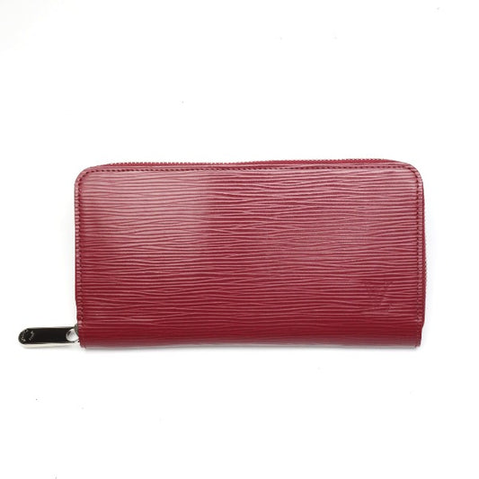 Louis Vuitton LOUIS VUITTON Long Wallet
 Round Zipper Epi Zippy Wallet Epi Leather M60304 Carmine LV
 [SS]
 【second hand】 