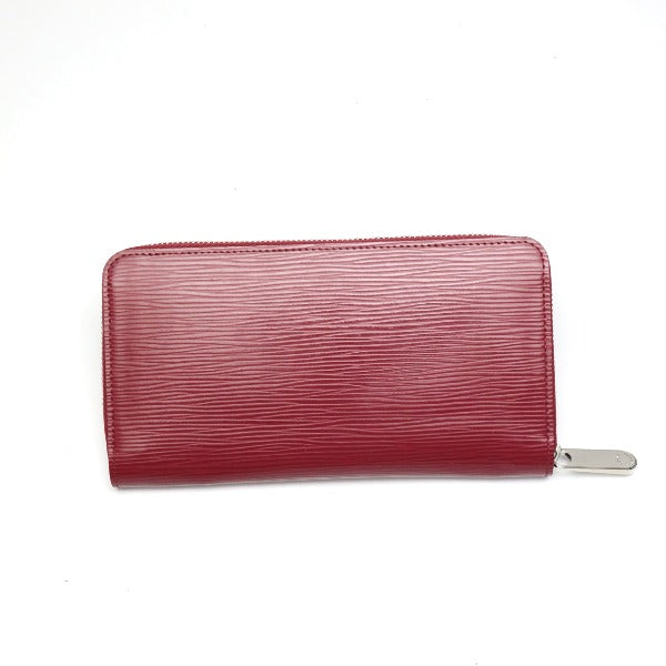 Louis Vuitton LOUIS VUITTON Long Wallet
 Round Zipper Epi Zippy Wallet Epi Leather M60304 Carmine LV
 [SS]
 【second hand】 