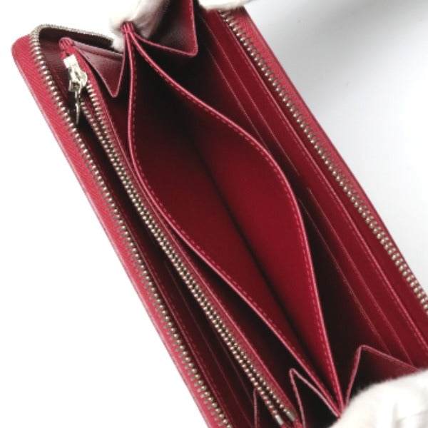 Louis Vuitton LOUIS VUITTON Long Wallet
 Round Zipper Epi Zippy Wallet Epi Leather M60304 Carmine LV
 [SS]
 【second hand】 