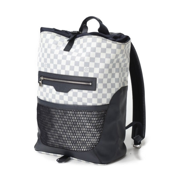 LOUIS VUITTON Backpacks and Daypacks
 Match Point Damier Echo Backpack Damier Canvas N40018 White x Navy LV
 [SS]
 【second hand】 