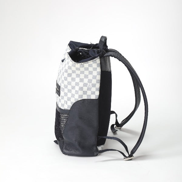 LOUIS VUITTON Backpacks and Daypacks
 Match Point Damier Echo Backpack Damier Canvas N40018 White x Navy LV
 [SS]
 【second hand】 