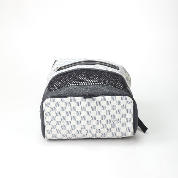 LOUIS VUITTON Backpacks and Daypacks
 Match Point Damier Echo Backpack Damier Canvas N40018 White x Navy LV
 [SS]
 【second hand】 