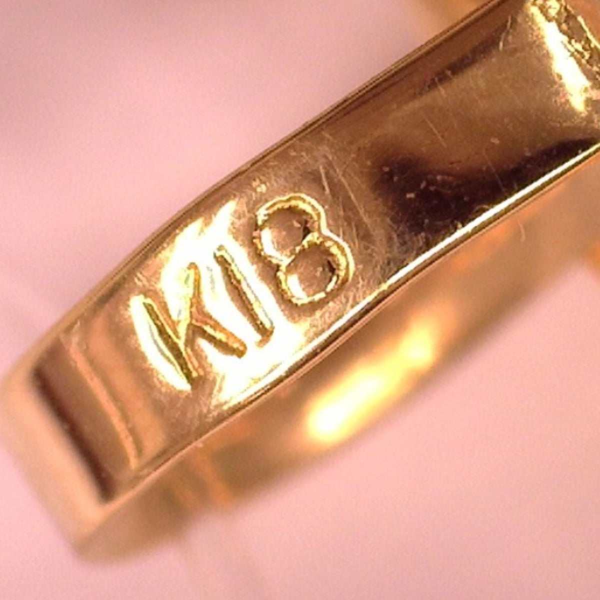 ペンダントトップ
 gold K18 カメオ K18ゴールド グリーン 【SS】
 【中古】