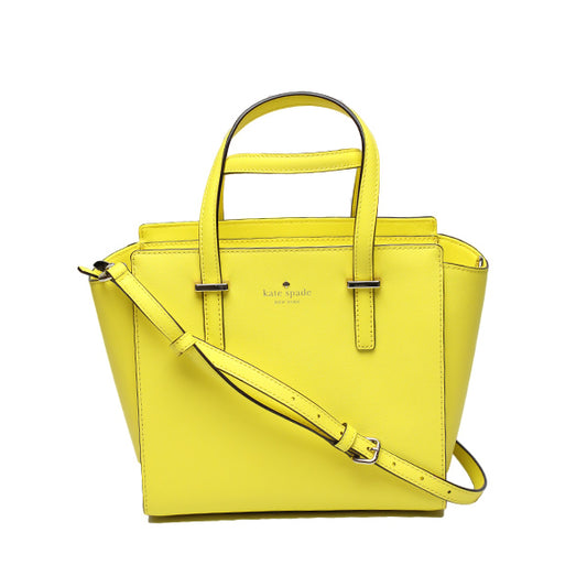 ケイトスペード Kate Spade ハンドバッグ
 斜めがけ 2WAY イエロー 【SS】
 【中古】