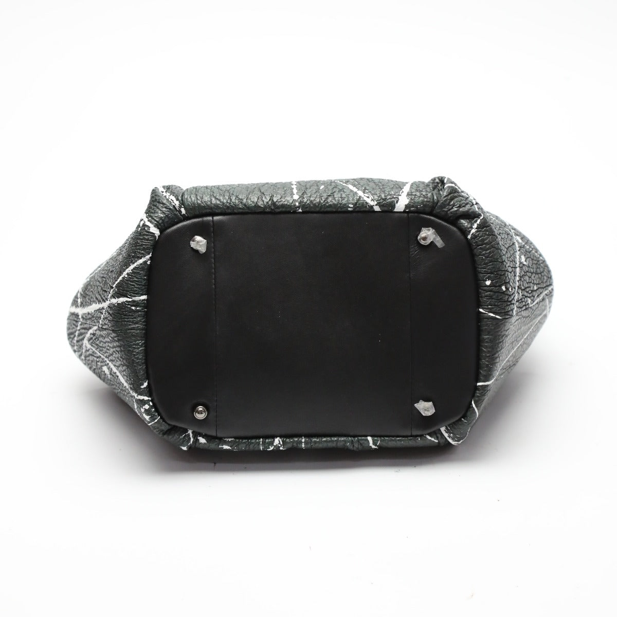 シャークスキン Shark Skin トートバッグ
 トートバッグ ラム シャーク ラムスキン LB-4198 ブラック×グリーン 【SS】