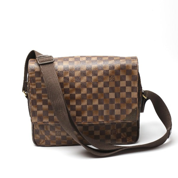 ルイヴィトン LOUIS VUITTON ショルダーバッグ
 斜め掛け ダミエ シェルトンMM ダミエキャンバス N41149 ブラウン LV
 【SS】
 【中古】