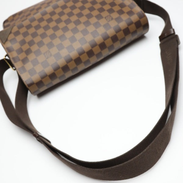 ルイヴィトン LOUIS VUITTON ショルダーバッグ
 斜め掛け ダミエ シェルトンMM ダミエキャンバス N41149 ブラウン LV
 【SS】
 【中古】