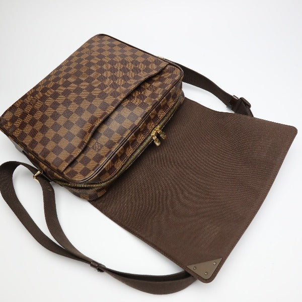 ルイヴィトン LOUIS VUITTON ショルダーバッグ
 斜め掛け ダミエ シェルトンMM ダミエキャンバス N41149 ブラウン LV
 【SS】
 【中古】