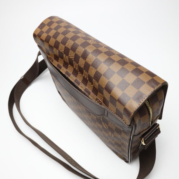 ルイヴィトン LOUIS VUITTON ショルダーバッグ
 斜め掛け ダミエ シェルトンMM ダミエキャンバス N41149 ブラウン LV
 【SS】
 【中古】