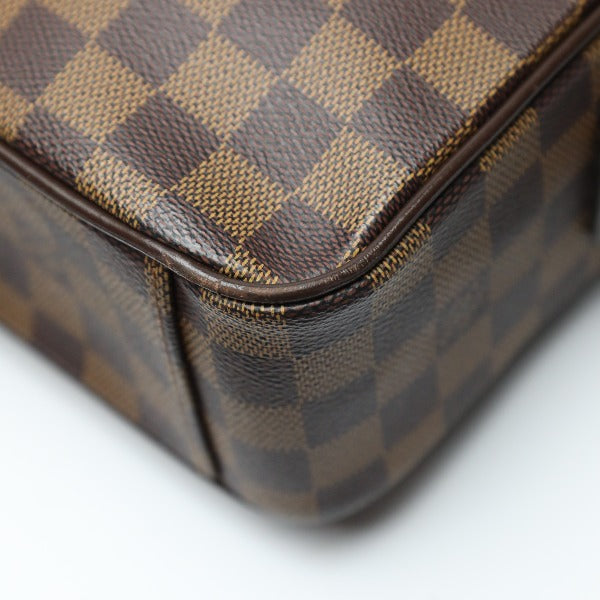 ルイヴィトン LOUIS VUITTON ショルダーバッグ
 斜め掛け ダミエ シェルトンMM ダミエキャンバス N41149 ブラウン LV
 【SS】
 【中古】