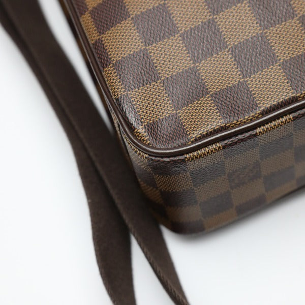 ルイヴィトン LOUIS VUITTON ショルダーバッグ
 斜め掛け ダミエ シェルトンMM ダミエキャンバス N41149 ブラウン LV
 【SS】
 【中古】