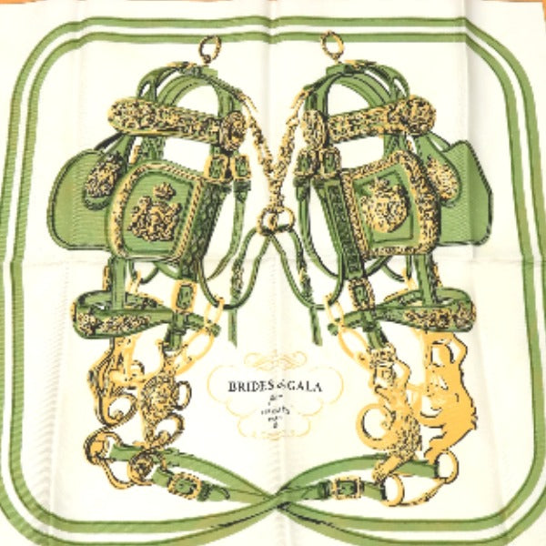 エルメス HERMES スカーフ
 ハンカチーフ プチカレ ガウロッシュシルクツイル シルク カレ45 オレンジ 【SS】
 【中古】