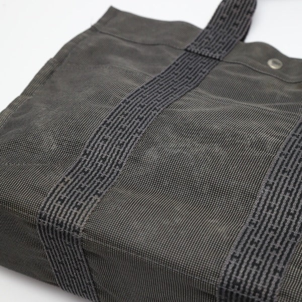 Hermes HERMES Tote Bag
 Air Line Tote MM Business Bag Canvas Canvas Gray [SS]
 【second hand】 