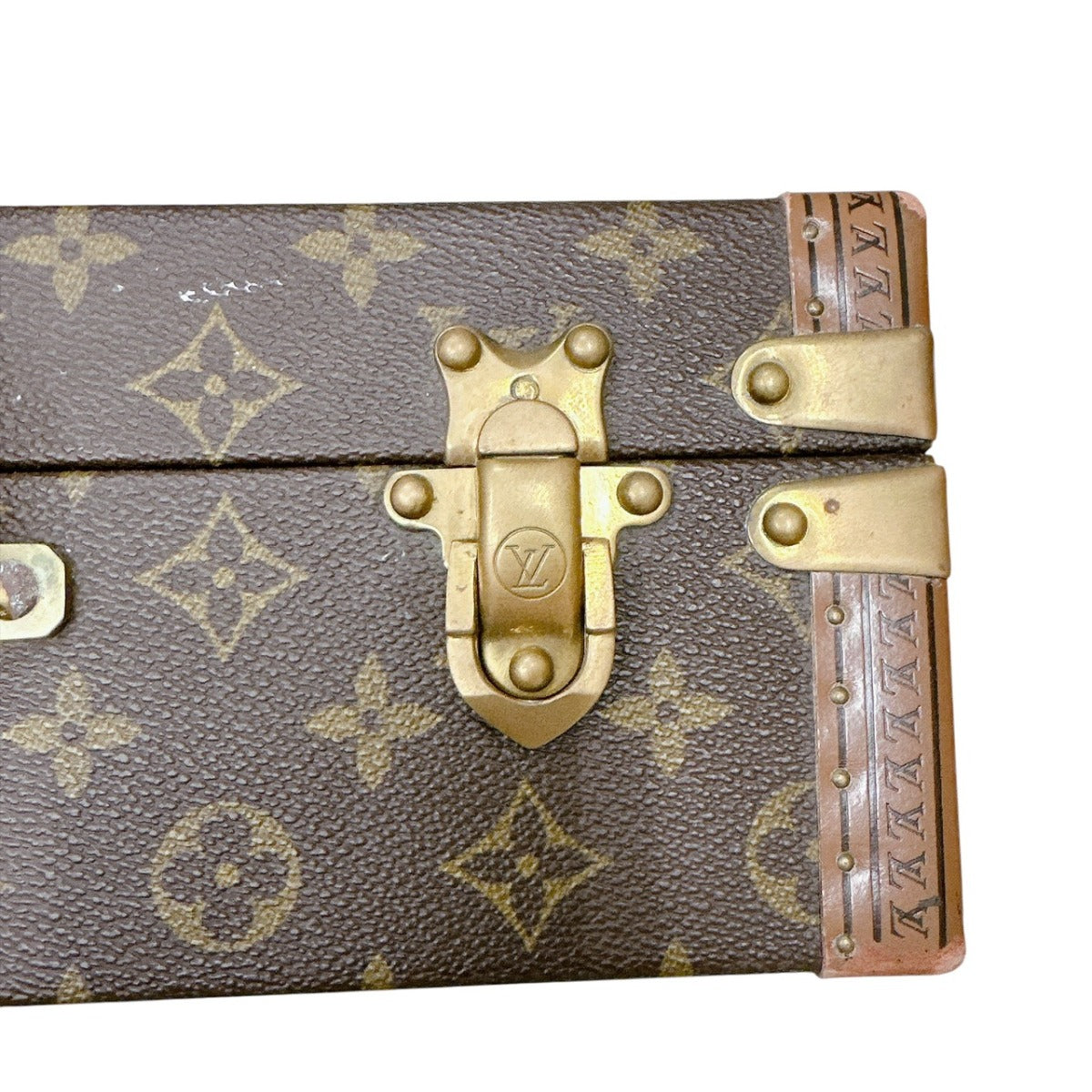 ルイヴィトン LOUIS VUITTON トランク
 アタッシュケース モノグラム プレジデント モノグラムキャンバス M53012 ブラウン LV
 【SS】
 【中古】