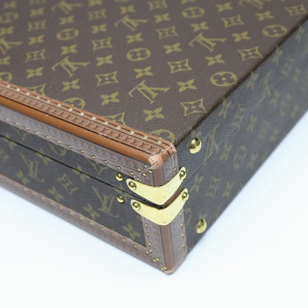 ルイヴィトン LOUIS VUITTON トランク
 アタッシュケース モノグラム プレジデント モノグラムキャンバス M53012 ブラウン LV
 【SS】
 【中古】