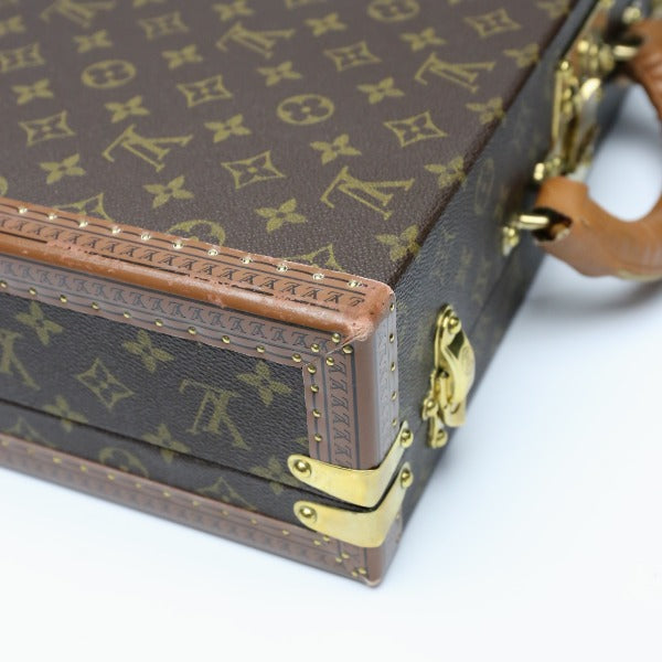 ルイヴィトン LOUIS VUITTON トランク
 アタッシュケース モノグラム プレジデント モノグラムキャンバス M53012 ブラウン LV
 【SS】
 【中古】