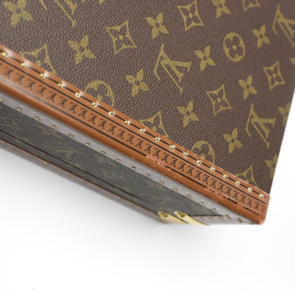 ルイヴィトン LOUIS VUITTON トランク
 アタッシュケース モノグラム プレジデント モノグラムキャンバス M53012 ブラウン LV
 【SS】
 【中古】