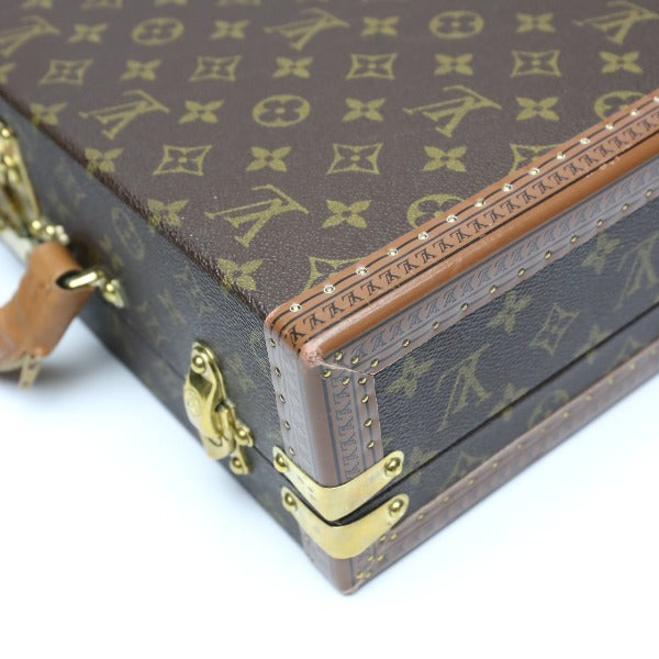 ルイヴィトン LOUIS VUITTON トランク
 アタッシュケース モノグラム プレジデント モノグラムキャンバス M53012 ブラウン LV
 【SS】
 【中古】