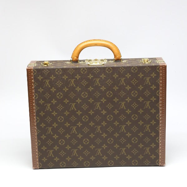 ルイヴィトン LOUIS VUITTON トランク
 アタッシュケース モノグラム プレジデント モノグラムキャンバス M53012 ブラウン LV
 【SS】
 【中古】