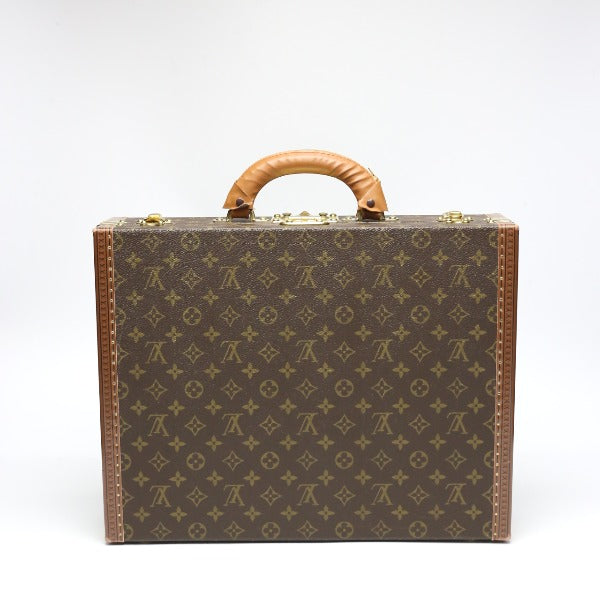 ルイヴィトン LOUIS VUITTON トランク
 アタッシュケース モノグラム プレジデント モノグラムキャンバス M53012 ブラウン LV
 【SS】
 【中古】