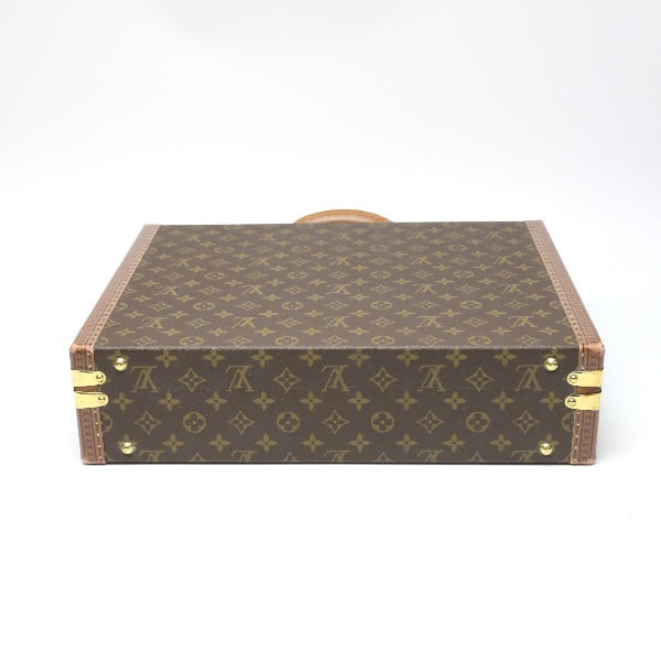 ルイヴィトン LOUIS VUITTON トランク
 アタッシュケース モノグラム プレジデント モノグラムキャンバス M53012 ブラウン LV
 【SS】
 【中古】