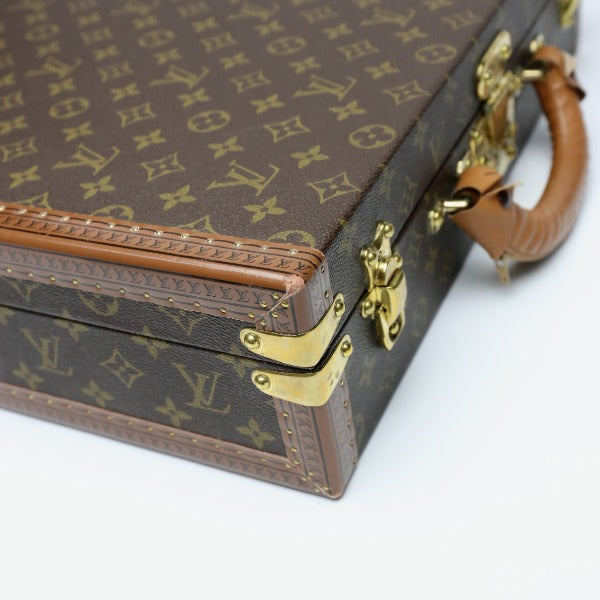 ルイヴィトン LOUIS VUITTON トランク
 アタッシュケース モノグラム プレジデント モノグラムキャンバス M53012 ブラウン LV
 【SS】
 【中古】