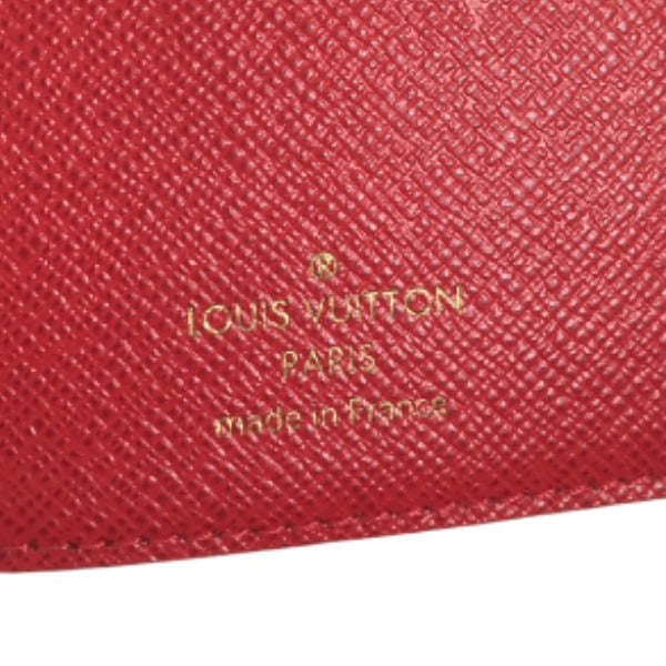 Louis Vuitton LOUIS VUITTON Tri-fold wallet
 
Card Case with Coin Pocket Monogram Portefeuille Victorine Monogram Canvas N41659 Red LV
 【second hand】 