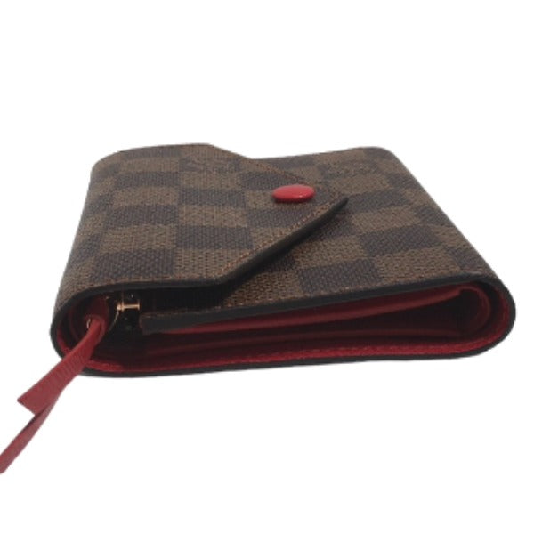 Louis Vuitton LOUIS VUITTON Tri-fold wallet
 
Card Case with Coin Pocket Monogram Portefeuille Victorine Monogram Canvas N41659 Red LV
 【second hand】 