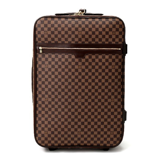 ルイヴィトン LOUIS VUITTON キャリーバッグ
 キャスター付き旅行かばん ダミエ ペガス70 ダミエキャンバス N23247 ブラウン LV
 【SS】
 【中古】