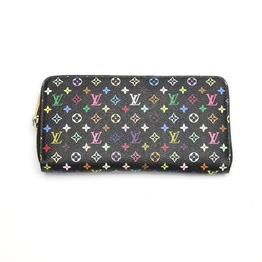 Louis Vuitton LOUIS VUITTON Long Wallet
 Round zipper multicolor zippy wallet Monogram multicolor M60243 Noir/Grenard LV
 [SS]
 【second hand】 