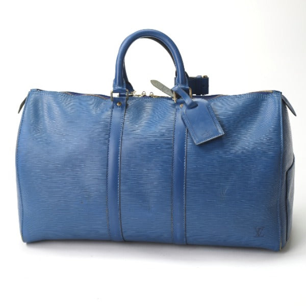 Louis Vuitton Boston Bag
 Epi Keepall 45 Travel Bag, Epi Leather, M42975, Toledo Blue, LV
 [SS]
 【second hand】 