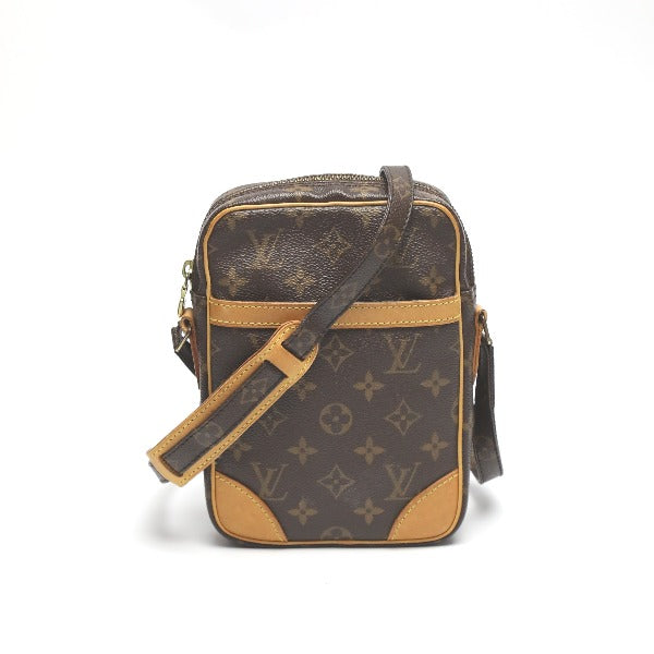 ルイヴィトン LOUIS VUITTON ショルダーバッグ
 斜めかけ モノグラム ダヌーブ モノグラムキャンバス M45266 ブラウン LV
 【SS】
 【中古】