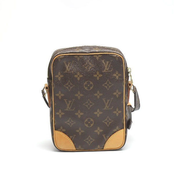 ルイヴィトン LOUIS VUITTON ショルダーバッグ
 斜めかけ モノグラム ダヌーブ モノグラムキャンバス M45266 ブラウン LV
 【SS】
 【中古】