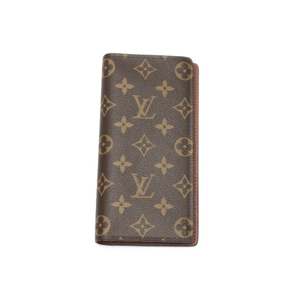 Louis Vuitton LOUIS VUITTON Long Wallet
 Long Wallet Monogram Portefeuille Brazza Monogram Canvas M66540 Brown LV
 【second hand】 