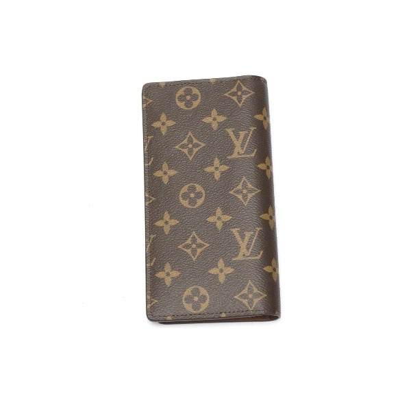 Louis Vuitton LOUIS VUITTON Long Wallet
 Long Wallet Monogram Portefeuille Brazza Monogram Canvas M66540 Brown LV
 【second hand】 