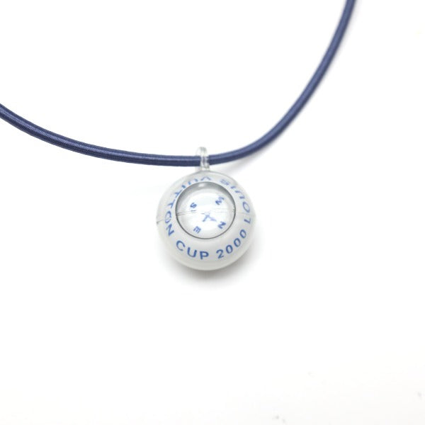 LOUIS VUITTON Choker
 Necklace Cup Compass Pendant Choker Blue LV
 [SS]
 【second hand】 