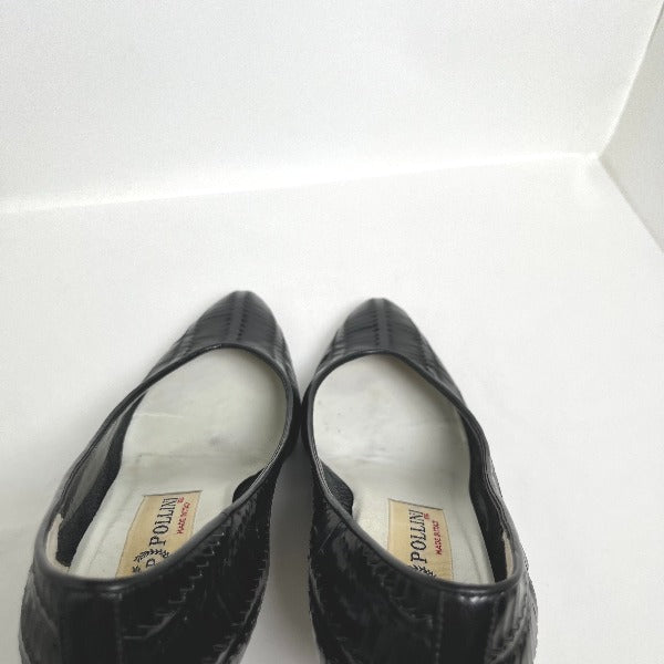 POLLINI pumps
 VERO CUOIO Crocodile Embossed Black [SS]
 【second hand】 