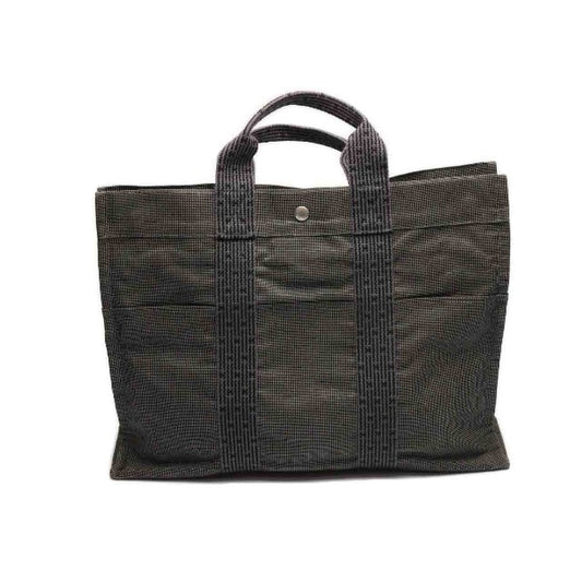 エルメス HERMES トートバッグ
 MM エールライン キャンバス グレー 【SS】
 【中古】