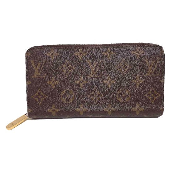 Louis Vuitton LOUIS VUITTON Long Wallet
 Round Zipper Monogram Zippy Wallet Monogram Canvas M41895 Fuchsia LV
 [SS]
 【second hand】 