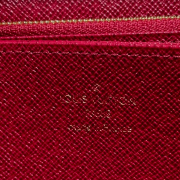 Louis Vuitton LOUIS VUITTON Long Wallet
 Round Zipper Monogram Zippy Wallet Monogram Canvas M41895 Fuchsia LV
 [SS]
 【second hand】 