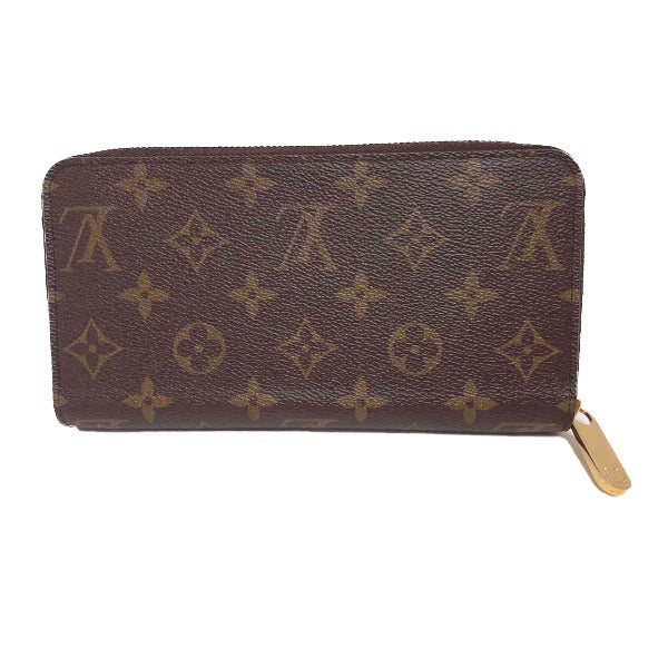 Louis Vuitton LOUIS VUITTON Long Wallet
 Round Zipper Monogram Zippy Wallet Monogram Canvas M41895 Fuchsia LV
 [SS]
 【second hand】 