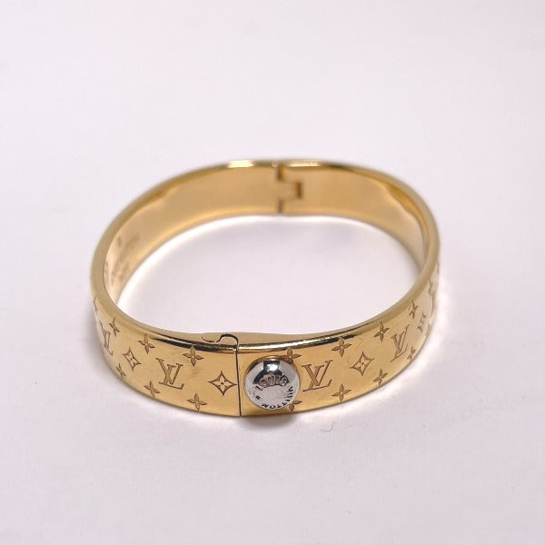 LOUIS VUITTON Bracelets
 Cuff Nanogram Monogram Size S M00251 Gold LV
 [SS]
 【second hand】 