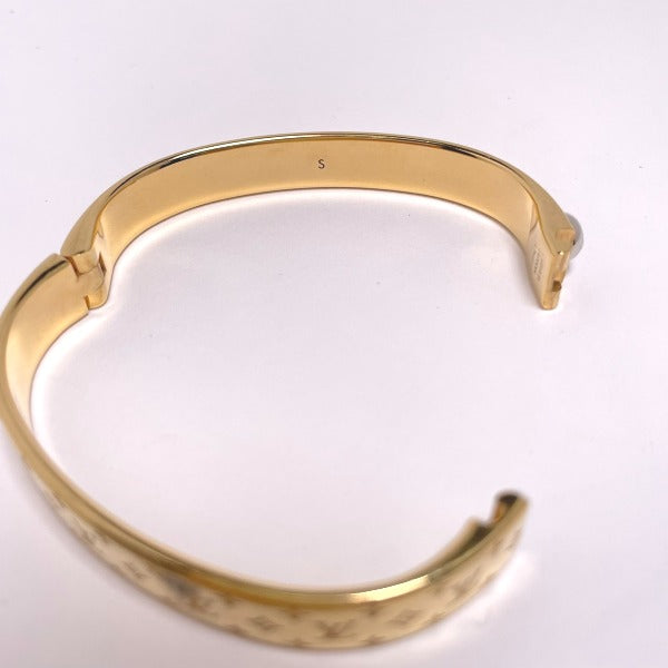 LOUIS VUITTON Bracelets
 Cuff Nanogram Monogram Size S M00251 Gold LV
 [SS]
 【second hand】 