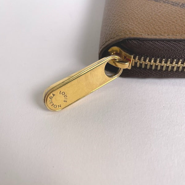 Louis Vuitton LOUIS VUITTON Long Wallet
 Monogram Giant Reverse Zippy Wallet Monogram Canvas M69353 Brown LV
 [SS]
 【second hand】 