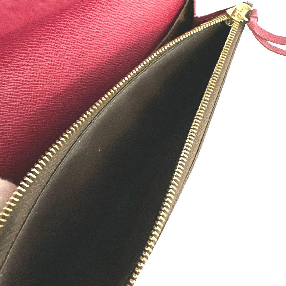 Louis Vuitton LOUIS VUITTON Long Wallet
 Fuchsia Monogram Emily Wallet Monogram Canvas M60697 Brown LV
 [SS]
 【second hand】 