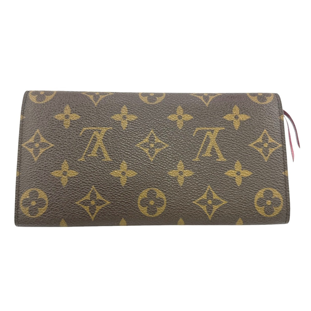 Louis Vuitton LOUIS VUITTON Long Wallet
 Fuchsia Monogram Emily Wallet Monogram Canvas M60697 Brown LV
 [SS]
 【second hand】 