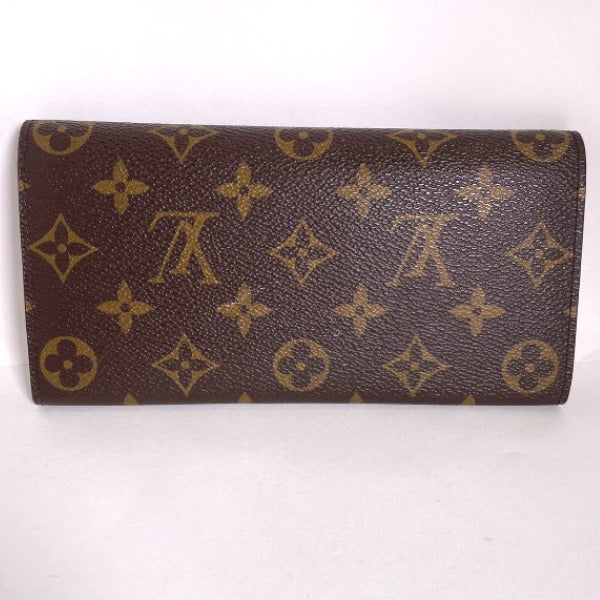 Louis Vuitton LOUIS VUITTON Long Wallet
 Fuchsia Monogram Emily Wallet Monogram Canvas M60697 Brown LV
 [SS]
 【second hand】 